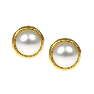 Barbara Bush pearl earrings