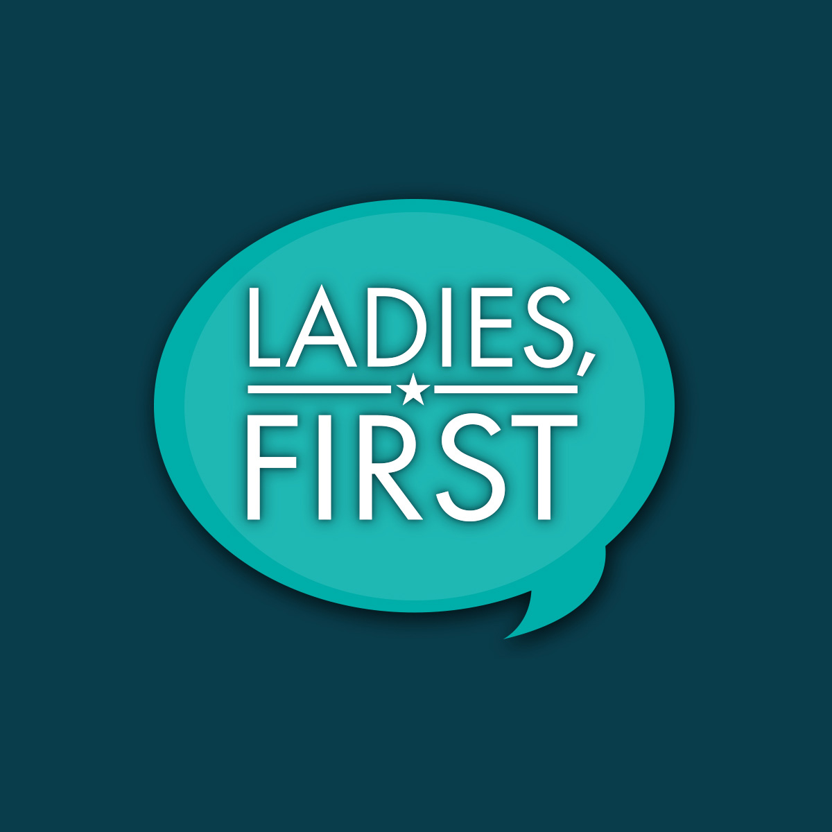 LADIES FIRST PODCAST LOGO