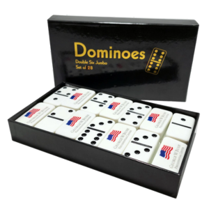 Double Six Bush Center Domino Set