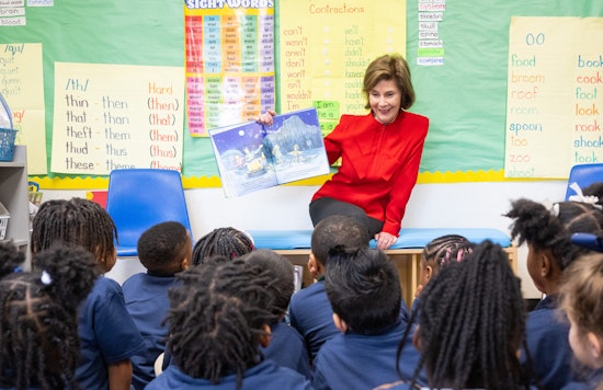 Mrs. Bush Reading