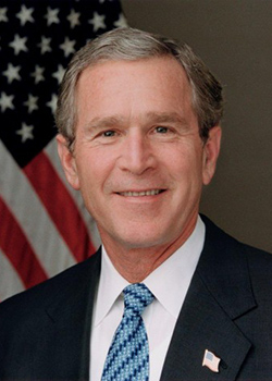 President Bush headshot.