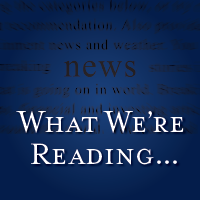 Wht Are We Reading What We're Reading | January 13, 2012