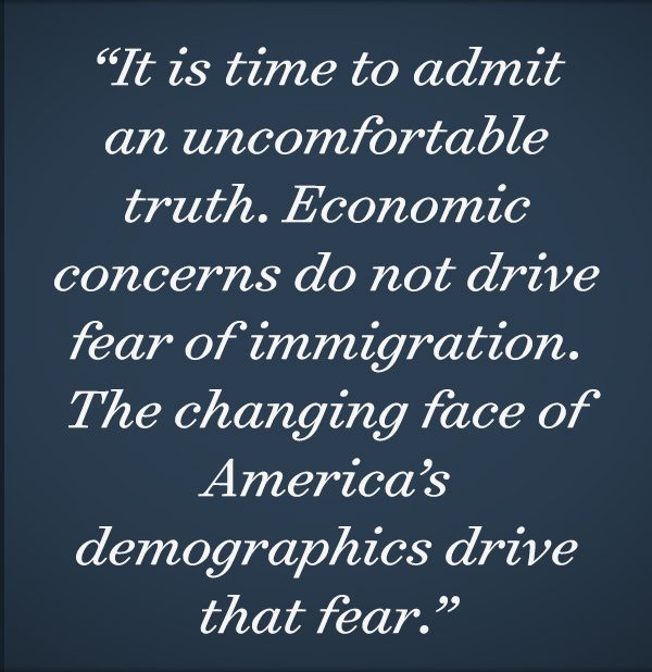 What Are We So Afraid of When It Comes to Immigration? | George W